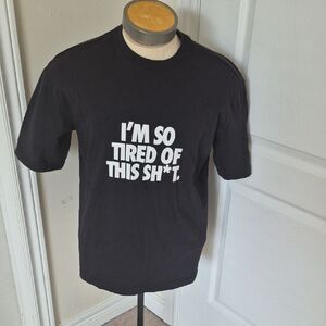 H&M Black Statement Tee